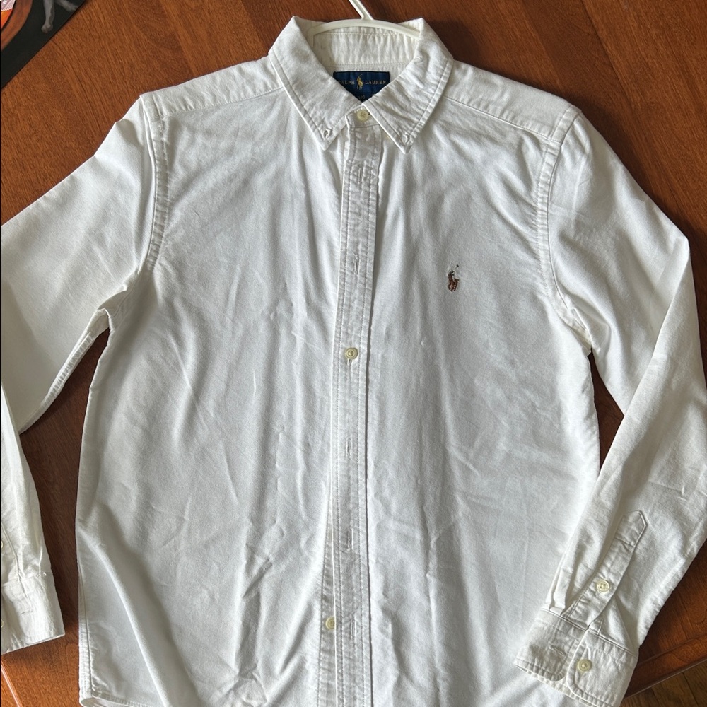 Polo by Ralph Lauren White Button Down Shirt